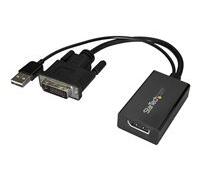 StarTech.com Adaptateur DVI vers DP avec alim. USB