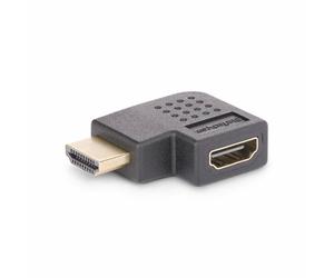 StarTech.com Adaptateur HDMI 2.0 à Angle Droit, Mâle vers Femelle, Économiseur de Port HDMI Horizontal à 90 Degrés, 4K 60Hz, Extension Coudé pour HDMI à Haut Débit, Raccord HDMI 2.0 en Angle Horizonta