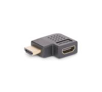 StarTech.com Adaptateur HDMI 2.0 M/F Angle Droit 90° - Support 4K 60Hz 18Gbps HDR - Connecteurs Plaqué Or - PVC Noir - Réf. HDMI2HDMIMFRA