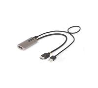 StarTech.com Adaptateur HDMI 2.1 vers DisplayPort 1.4 8K 60Hz - Câble 30cm, Alimentation USB, HDCP 2.3, HDR, Compatible Windows/macOS/Linux