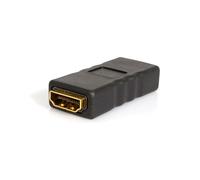StarTech.com Adaptateur HDMI Femelle/Femelle GCHDMIFF - 4K 30Hz - Connecteurs HDMI Droit - Noir - CE, RoHS - 22x47x11mm - 16g