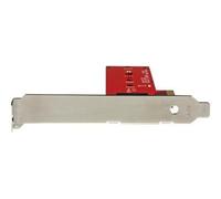 StarTech.com Adaptateur M2 PCIe SSD - x4 PCIe 3.0 NVMe / AHCI / NGFF / M-Key - Low Profile et Full Profile - Adaptateur SSD PCIe M.2 (PEX4M2E1)