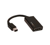 StarTech.com Adaptateur Mini DisplayPort vers HDMI - Convertisseur Vidéo Actif mDP 1.4 à HDMI 2.0 - 4K60Hz - Mini DP ou Thunderbolt 1/2 Mac/PC vers Moniteur/TV HDMI - Câble mDP vers HDMI