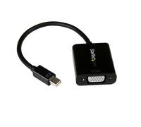StarTech.com Adaptateur Mini DisplayPort 1.2 vers VGA - Convertisseur Mini DP vers VGA 1920 x 1200 - Noir, 0,18 m, Mini DisplayPort, VGA (D-Sub), Mâle