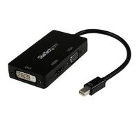 StarTech.com Adaptateur de voyage Mini DisplayPort vers VGA / DVI / HDMI - Convertisseur vidéo 3-en-1