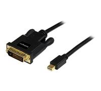 StarTech Câble mini DisplayPort vers DVI-D mâle-mâle 91 cm 1920x1200 Noir (MDP2DVIMM3B)