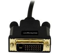 StarTech.com Adaptateur Mini DisplayPort™ vers DVI - Câble Mini DP / DVI-D Vidéo 1080p jusqu'à 1920x1200 - Noir - 1,8 m - Câble DisplayPort - Mini DisplayPort (M) pour DVI-D (M) - 1.82 m - noir Noir G