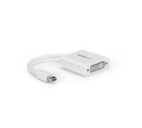StarTech.com Adaptateur Mini DisplayPort vers DVI - Convertisseur Mini DP à DVI-D - Vidéo 1080p - mDP ou Thunderbolt 1/2 Mac/PC vers Moniteur DVI - Câble mDP 1.2 à DVI Single-Link - Blanc
