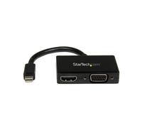 StarTech.com Adaptateur Mini DisplayPort vers HDMI/VGA (MDP2HDVGA) - 1920x1200 - Modes 720p/1080p - Plug & Play - RoHS, CE, FCC, REACH