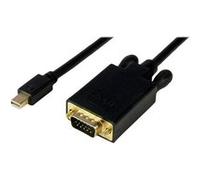 StarTech.com Adaptateur Mini DisplayPort vers VGA - Câble Actif Vidéo Display Port Mâle vers VGA Mâle pour Apple Mac ou PC - Noir 3m - Convertisseur vidéo - VGA - DisplayPort - noir Noir G