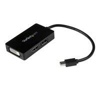 StarTech Adaptateur Mini DisplayPort MDP2DPDVHD – 3-en-1 DVI/DisplayPort/HDMI – Noir