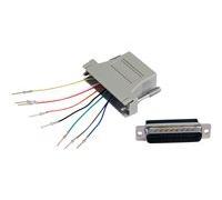 StarTech Adaptateur modulaire DB25 vers RJ45 GC258MF – Série M/F – Gris