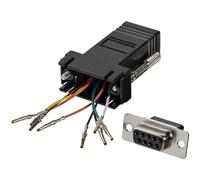 StarTech.com Adaptateur modulaire DB9 vers RJ45 - F/F - Noir