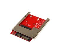 StarTech.com Adaptateur mSATA vers SATA 2.5" SAT32MSAT257 - Convertisseur SSD mSATA vers SATA 3.0 6Gbps, 7mm hauteur, support Windows/macOS/Linux
