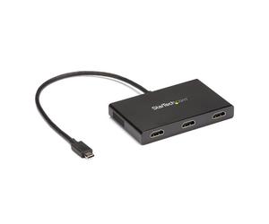 StarTech.com Adaptateur Multi-Écrans USB-C à 3 Ports, Hub USB Type-C vers 3x HDMI MST, Triple Prolongateur/Répartiteur d'Écran HDMI 1080p 60Hz Windows Uniquement - Remplacé par MST14CD123HD