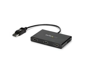 StarTech.com Adaptateur Multi-Moniteur 3 Ports - Hub MST DisplayPort 1.2 vers 3x HDMI - Triple Moniteurs HDMI 1080p - Mode d'Affichage Étendu ou Cloné - PC Windows Uniquement - Répartiteur DP vers 3x