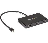 Startech.Com Adaptateur Multi-Moniteur 3 Ports - Répartiteur Vidéo Usb-C Vers 3X Hdmi - Hub Usb Type-C Vers Hdmi Mst - Double 4K30Hz Ou Triple 1080P - Compatible Tb3 - Windows Seulement (Mst[Z5321]