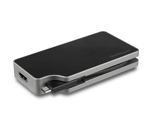 StarTech.com Adaptateur multiport AV numérique - Sorties vidéo VGA, DVI, HDMI, mDP - PD 85 W
