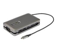 StarTech.com Adaptateur Multiport USB-C 6 en 1 - USB Type-C vers 4K 60Hz HDMI 2.0 - 100W Power Delivery Pass-trough - SD/Micro SD - Hub Convertisseur Compatible Win/Mac/Linux - Mini Dock USB-C - Câble de 25cm