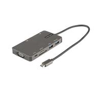 StarTech.com Adaptateur Multiport USB-C - Dock de voyage HDMI 4K 30Hz ou VGA - Hub USB 3.0 5Gbps (Ports USB A / USB C) - 100W Power Delivery - SD/Micr