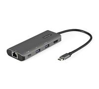 StarTech.com Adaptateur Multiport USB-C - Mini Dock USB Type-C 10Gbps avec 4K 30Hz HDMI - 100W Power Delivery Passthrough - Hub USB 3 Ports, GbE - Muti-dock USB 3.1/3.2 Gen 2 - Câble 25cm