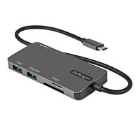 StarTech.com Adaptateur Multiport USB-C - USB Type C vers HDMI 4K, Alimentation 100W Passthrough, SD/MicroSD, Hub USB 3 Ports US