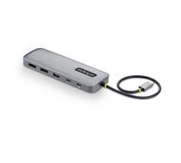 StarTech.com Adaptateur Multiport USB-C vers Deux Ports DisplayPort 10-en-1, Recharge Power Delivery 100 W, 2 x 4K 60Hz, Hub 5 Ports à 5 Gbps, Gigabit