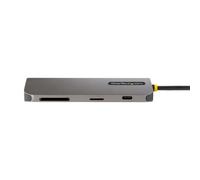 StarTech.com Adaptateur Multiport USB C - Vidéo HDMI 4K 60Hz - Hub USB-A 5 Gbps à 3 Ports, 100W PD Pass-Through, GbE, SD/Micro SD, Station d'Accueil/Mini Dock pour PC Portable, Câble 30cm