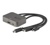 StarTech.com Adaptateur MultiPorts 3-en-1 vers HDMI - Convertisseur USB-C 4K 60Hz, HDMI ou Mini DisplayPort vers HDMI pour Salles de Conférences - Adaptateur Digital AV Video pour Écrans/Affichages HDMI