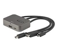 StarTech.com Adaptateur MultiPorts 3-en-1 vers HDMI - Convertisseur USB-C 4K 60Hz, HDMI ou Mini DisplayPort vers HDMI pour Salles de Conférences - Adaptateur Digital AV Video pour Écrans/Affichages HDMI