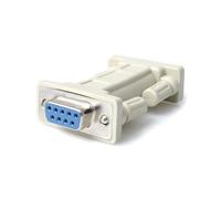 StarTech.com Adaptateur Null Modem Série RS232 DB9 F/F NM9FF - Connecteurs DB9 Femelle/Femelle, Facteur de Forme Droit, CE/RoHS, 33.6x50x15mm