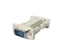StarTech.com Adaptateur Null Modem Série RS232 DB9 Mâle/Mâle - Connecteurs DB9 Droit/Droit - 33.6x50.5x15mm - Blanc - CE, RoHS
