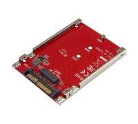 StarTech Adaptateur PCIe M.2 vers U.2 (SFF-8639) U2M2E125 pour SSD M.2 PCIe NVMe Rouge