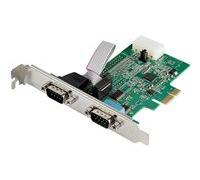 StarTech Carte adaptateur PCIe série RS232 PEX2S953 2 ports Windows & Linux