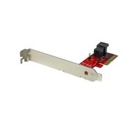 StarTech.com Adaptateur PCIe vers U.2 SFF-8643 NVMe - Interface PCIe 3.0 x4 - Support Profil Bas Inclus - SSD 2.5" - Température 5-50°C