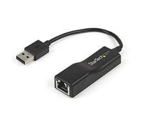 StarTech.com Adaptateur réseau USB 2.0 vers Ethernet - 10/100 Mb/s - Convertisseur USB vers RJ45 - M/F (USB2100)