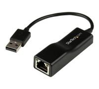 StarTech.com Adaptateur réseau USB 2.0 vers Ethernet - 10/100 Mb/s - Convertisseur USB vers RJ45 - M/F