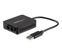StarTech.com Adaptateur réseau USB 2.0 vers fibre optique SC jusqu'à 2 km - Convertisseur USB vers Ethernet 10/100 Mbps (US100A20FXSC) - Adaptateur réseau - USB 2.0 - 100Base-FX/100Base-SC x 1 -...