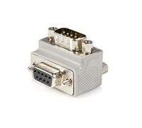 StarTech.com Adaptateur série - DB9 vers DB9 angle droit - Type 1 - Convertisseur série - M/F - Gris - Adaptateur série - DB-9 (M) pour DB-9 (F) - pour P/N: ICUSB2322I, ICUSB2328I, ICUSB232INT1...