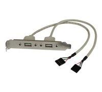 ST USBPLATE - Cache d'emplacement 2 ports USB-A.