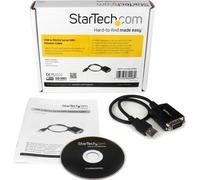 StarTech.com Adaptateur USB 2.0 vers série - Convertisseur USB vers RS232 / DB9 (COM) 0,3m