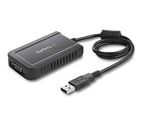 StarTech.com Adaptateur / Convertisseur vidéo USB 2.0 vers VGA - Carte graphique externe - Mâle / Femelle - 1920x1200 - Adaptateur USB / VGA - Conformité TAA - USB (M) pour HD-15 (VGA) (F) - USB...