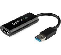 Startech.Com Adaptateur Usb 3.0 Vers Hdmi - 1080P - Convertisseur D'Écran Slim/Compact Usb Type-A Vers Hdmi Pour Moniteur - Carte Vidéo Et Graphique Externe - Noir - Windows Uniquement (Usb3[Z3537]