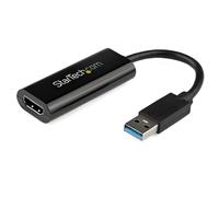 StarTech Adaptateur vidéo Slim USB 3.0 vers HDMI Taille unique Noir