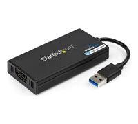 StarTech.com Adaptateur vidéo multi-écrans USB 3.0 vers HDMI - Carte graphique externe certifié DisplayLink - Ultra HD 4k