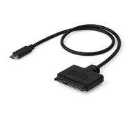 StarTech.com Adaptateur USB 3.1 (10 Gb/s) pour disque dur SATA III de 2,5' avec USB-C et UASP, Noir, 10 Gbit/s, CE, FCC, REACH, 0 - 70 °C, -10 - 55 °C