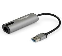 StarTech.com Adaptateur USB-A vers réseau 2.5GbE - USB-A 3.0 2.5/1Gbit/s multi-vitesse Gigabit NIC - USB 3.1 ordinateur portable vers RJ45/LAN - Lenovo X1 Carbon - HP EliteBook/ Zbook - Avec fil - USB