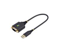 StarTech.com Adaptateur USB-A vers Série DB9 RS232, FTDI, 0.3m, Rétention COM, Protection ESD, Support Windows/macOS/Linux, 921.6 Kbps