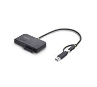 StarTech.com Adaptateur USB-C/USB-A vers M.2 NVMe et SATA 2,5'/3,5', 10 Gbps, Lecteur de Disque dur SSD Externe Sans Outil, B+M/M-Key, HDD, SSD, M.2,