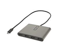 ST USBC2HD4 - Fiche USB C vers adaptateur 4 x HDMI, 1 080 p, 1 m